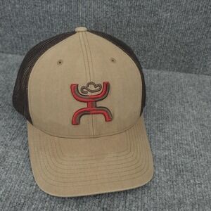 Hooey Hat Cap Snap Back Adjustable Brown Trucker Rodeo Ranch Cowboy Western Mens